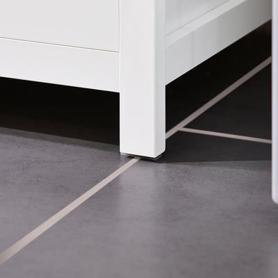 SoBuy BZR97-W Armoire à Linge avec Sac à Linge, Meuble Bas de Salle de Bain Armoire Toilette