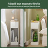 SoBuy FBT111-WN Noptieră Masă Laterală Canapea Masă de Cafea cu Sertar