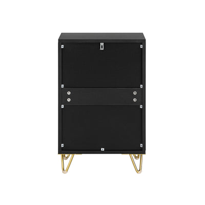 SoBuy FBT115-L-SCH Table de Chevet avec 3 Tiroirs Table de Nuit Bout de Canapé Table d'appoint