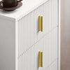 SoBuy FBT115-L-W Noptieră - Noptieră cu 3 sertare, Masă laterală pentru dormitor - Dulap modern de depozitare, alb L40 x P40 x H63 cm