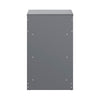 SoBuy FBT49-HG Noptieră - Noptieră cu 1 sertar și 2 rafturi, Masă laterală pentru dormitor - Dulap de depozitare modern L39 x P39 x H65 cm Gri