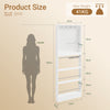 SoBuy FHK39-W Porte-Manteaux Mural Ultra-Fin avec Étagère à Chaussures – Vestiaire Design 12 cm – 70×12×190 cm, Blanc