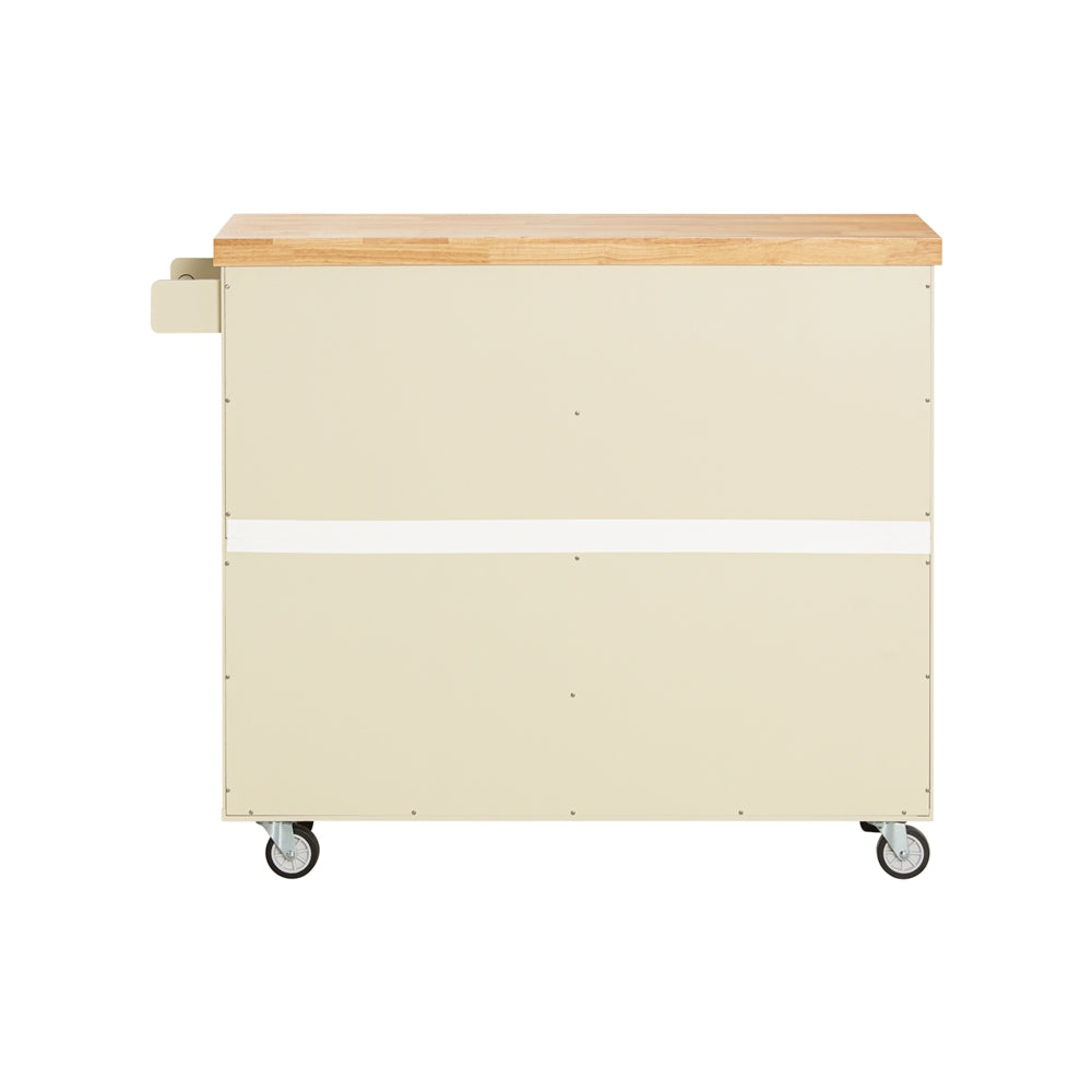 SoBuy FKW114-MI Bufet cu Blat din Lemn de Hevea, Suport pentru Sticle pe 2 Nivele