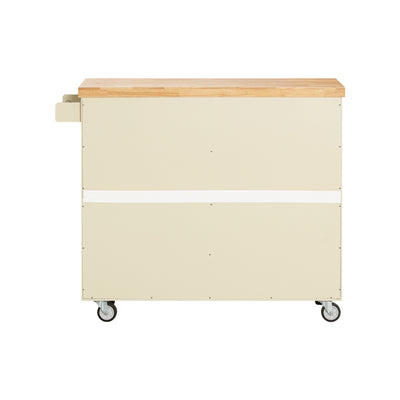 SoBuy FKW114-MI Bufet cu Blat din Lemn de Hevea, Suport pentru Sticle pe 2 Nivele
