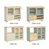 Desserte cuisine SoBuy FKW114-GR – photo de mise en situation dans une cuisine moderne