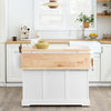 SoBuy Sideboard with rubber top 130x71x91cm FKW41-WN