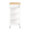 SoBuy FKW46-II-WN Desserte roulante Chariot de Service Chariot de Cuisine Meuble de Rangement avec Aspect Grillagé