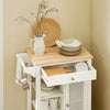 SoBuy FKW46-II-WN Desserte roulante Chariot de Service Chariot de Cuisine Meuble de Rangement avec Aspect Grillagé