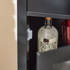 SoBuy FKW98-SCH Cărucior de Servire, Masă Rulanta pentru Bucătărie, Dulap de Depozitare pentru Bucătărie și Sufragerie L63xP46xH88cm - Negru