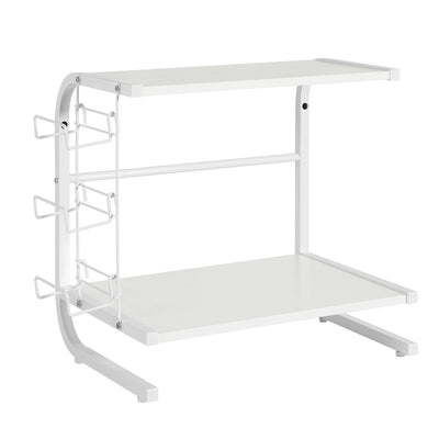 SoBuy FRG092-W Etajeră pentru cuptorul cu microunde Mini-raft cuptor cu microunde