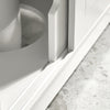 SoBuy FRG128-II-W Mască de Baie pentru Chiuvetă cu 2 Uși Glisante Silențioase, Mobilier Sub Chiuvetă, Spațiu de Depozitare Optimizat pentru Spații Mici, Anti-Umiditate, Lemn, Alb, L60xP30xH60cm