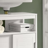 SoBuy FRG128-W Dulap sub lavoar, Dulap pentru lavoar suspendat