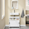 SoBuy FRG128-W Dulap sub lavoar, Dulap pentru lavoar suspendat