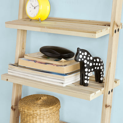 SoBuy FRG161-N Bibliothèque Étagère murale style échelle avec 6 niveaux de rangement