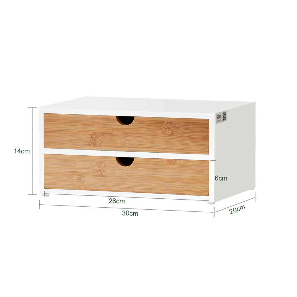 SoBuy FRG180-WN Cutie de depozitare Suport pentru capsule Nespresso Dozator Cutie