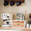 SoBuy FRG180-WN Cutie de depozitare Suport pentru capsule Nespresso Dozator Cutie
