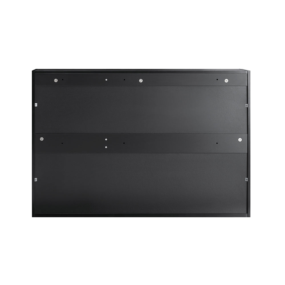 Precomandă SoBuy FRG231-L-SCH Dulap suspendat de baie cu etajeră reglabilă și ușă de depozitare compactă pentru baie, WC sau bucătărie Negru 90x30x60 cm