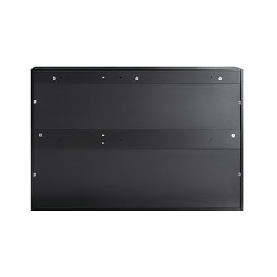 Precomandă SoBuy FRG231-L-SCH Dulap suspendat de baie cu etajeră reglabilă și ușă de depozitare compactă pentru baie, WC sau bucătărie Negru 90x30x60 cm