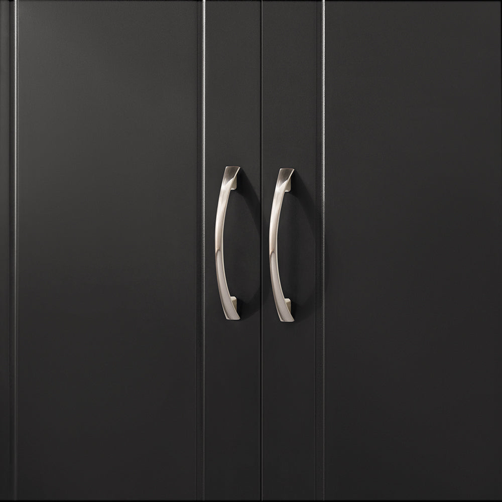 Precomandă SoBuy FRG231-L-SCH Dulap suspendat de baie cu etajeră reglabilă și ușă de depozitare compactă pentru baie, WC sau bucătărie Negru 90x30x60 cm