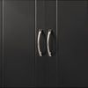 Prévente SoBuy FRG231-L-SCH Meuble Haut Salle de Bain Suspendu Armoire Murale avec Étagère Réglable et Porte Rangement Mural Compact pour Salle de Bain, WC ou Cuisine Noir 90x30x60 cm