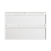 Precomandă SoBuy FRG231-L-W Dulap Superior de Baie Suspendat Alb 90cm, Dulap de Perete cu Raft Reglabil și 3 Uși, 36kg – 90x30x60 cm