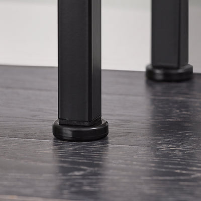 SoBuy FSB19-XL-SCH Console d’Entrée Design Fonctionnel et Gain de Place, Design Moderne, Style Industriel, pour Salon et Chambre – L120×P20×H80 cm, Métal, Noir