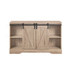 SoBuy FSB60-E Buffet Meuble de Rangement avec Porte de Grange Coulissante, Commode Multifonction pour Entrée Salon Cuisine – 120x40x70 cm