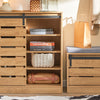 Pre-vânzare SoBuy FSB65-N Bufet Dulap de depozitare cu ușă glisantă tip hambar, Comodă multifuncțională pentru hol living bucătărie – 80x35x90 cm