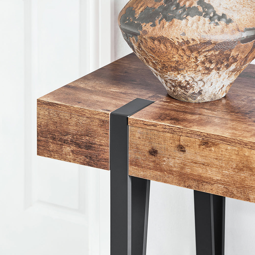 SoBuy FSB88-F Table Console, Bout de Canapé, Table d’Entrée, Meuble d’Entrée, Table d'Appoint, Buffet Table Décorative, Cadre en Métal