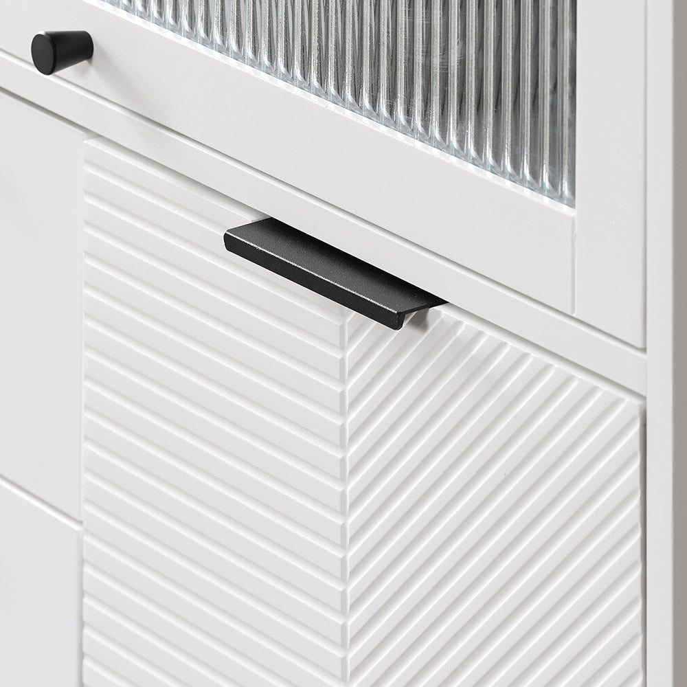 SoBuy FSB94-W Dulap de pantofi, Mobilier hol, Comodă, Dulap de depozitare