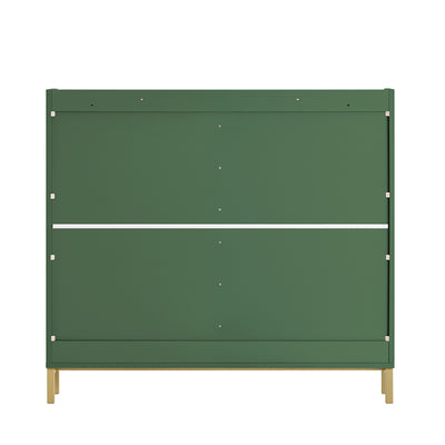 SoBuy FSR100-SY Dulap Pantofar Ultra-Slim 19cm – Economisește Spațiu pentru Hol Îngust – Verde Salvie