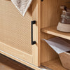 Copia SoBuy Scarp cu 2 sertare, bancă cu compartiment de depozitare, bancă de intrare, culoare naturală 110x35x47cm FSR148-N