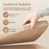 SoBuy FSR163-N Banc pentru Pantofi 121cm – Pernă Detașabilă, 2 Uși Glisante, 6 Compartimente, 230kg – Natural