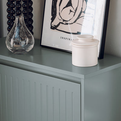 SoBuy FSR165-H-HG Dulap de pantofi cu uși rabatabile, 3 niveluri - Depozitare discretă pentru hol – 61x26x120 cm Gri