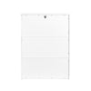 SoBuy FSR165-K-W Dulap de Pantofi cu Uși Rabatabile pe 2 Nivele – Depozitare Discretă pentru Hol – 61x26x81 cm Alb