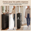 SoBuy FSR169-W Pantofar cu Uși Rabtabile Ultra-Slim 19cm – Depozitare Discretă Economie de Spațiu – 98x19x95 cm Alb