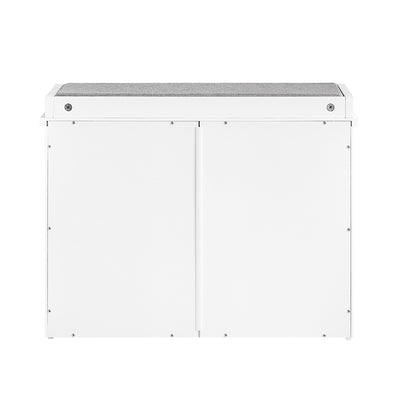 SoBuy FSR179-K-WN Banc pentru pantofi, Organizator de pantofi, Dulap pentru pantofi, Mobilier pentru hol