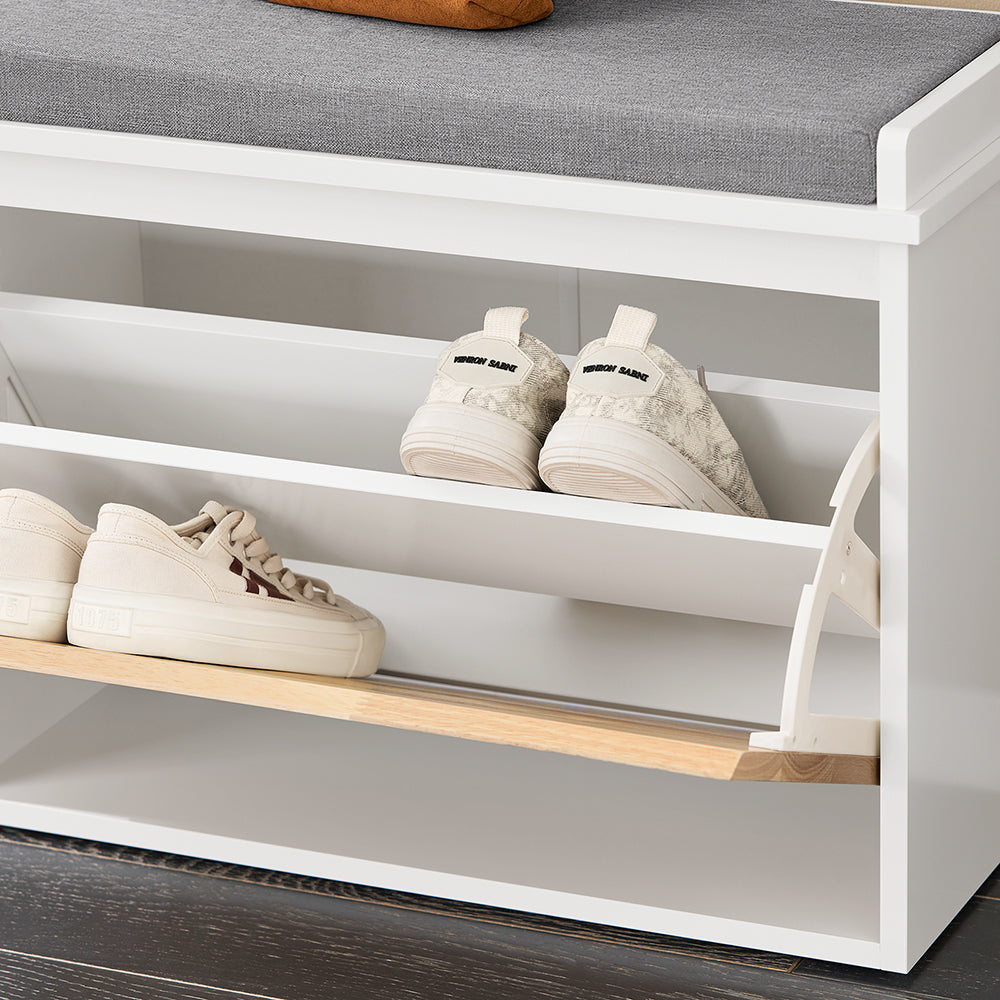 SoBuy FSR179-K-WN Banc pentru pantofi, Organizator de pantofi, Dulap pentru pantofi, Mobilier pentru hol