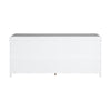 SoBuy FSR184-W Banc Chaussures, Rangement pour Chaussures, Armoire à Chaussures, Meuble d'entrée, Coffre avec 2 Abattants et 1 Coussin, pour Entrée, Couloir, Chambre et Salon, Blanc, L110xP29xH49 cm