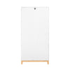 SoBuy FSR192-WN Dulap de pantofi cu 3 sertare rabatabile, depozitare pentru hol – 60x34x122 cm, alb și natural