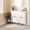 SoBuy FSR197-W Dulap de Pantofi Ultra-Slim cu Economie de Spațiu 19cm – Intrare Îngustă – Alb
