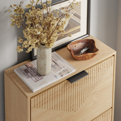 SoBuy FSR213-N Dulap de Pantofi Salvează Spațiu – Hol Îngust – 60x24x120 cm Natural