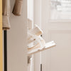 SoBuy FSR220-W Meuble Chaussures Fin 24 cm Design Nordique pour Entrée | Armoire à rabat, grande capacité 12 paires + 3 rangements latéraux, parfait pour entrée, couloir et petits espaces