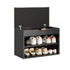 SoBuy FSR25-W Banc pentru Pantofi cu 2 Nivele și Pernă Căptușită pentru Hol Intrare – 60x30x44 cm, Alb