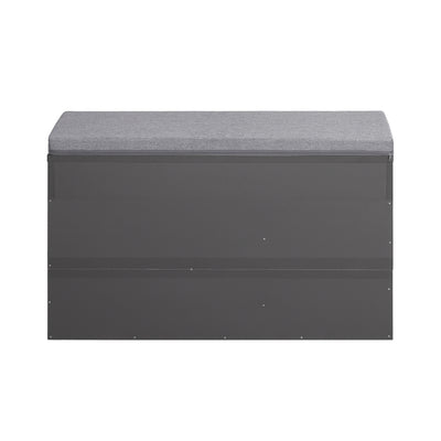 SoBuy FSR45-DG Banc pentru pantofi/cizme cu spațiu de depozitare, cu pernă tapițată, Mobilier de intrare confortabil, Dulap pentru pantofi