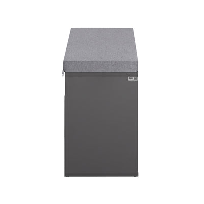 SoBuy FSR45-DG Banc pentru pantofi/cizme cu spațiu de depozitare, cu pernă tapițată, Mobilier de intrare confortabil, Dulap pentru pantofi