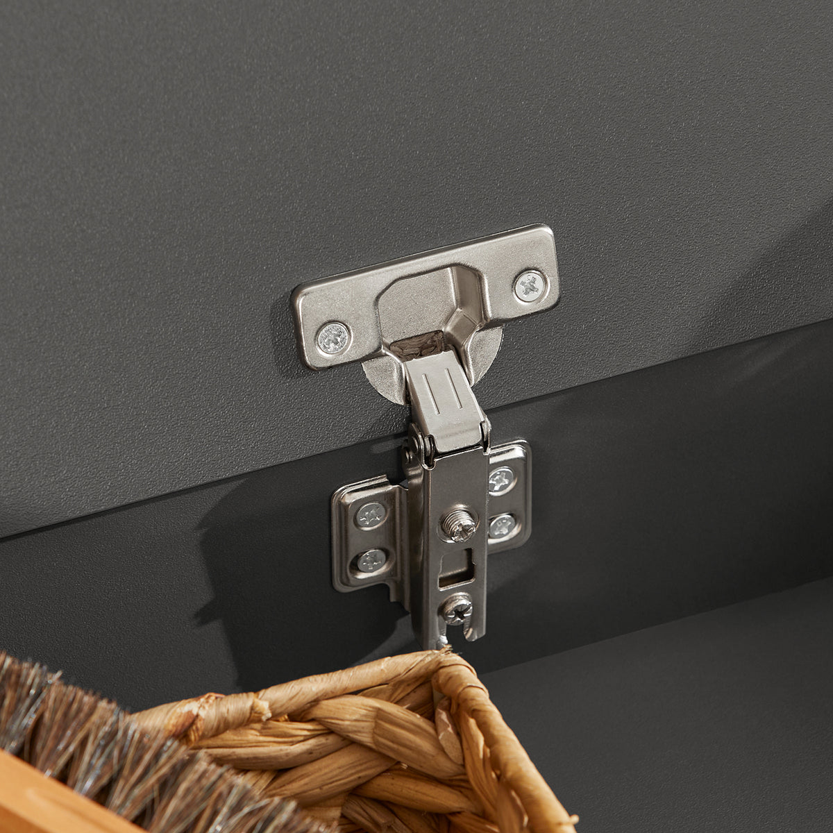 SoBuy FSR45-DG Banc pentru pantofi/cizme cu spațiu de depozitare, cu pernă tapițată, Mobilier de intrare confortabil, Dulap pentru pantofi