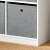 SoBuy FSR65-K-DG Banc pentru Pantofi cu Pernă Căptușită și 2 Coșuri de Depozitare pentru Intrare – 68x32x45 cm, Gri Închis