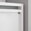 SoBuy FSR74-W Banc de Pantofi cu Pernă Căptușită și Spațiu de Depozitare pentru Intrare Hol – 100x40x40 cm, Alb