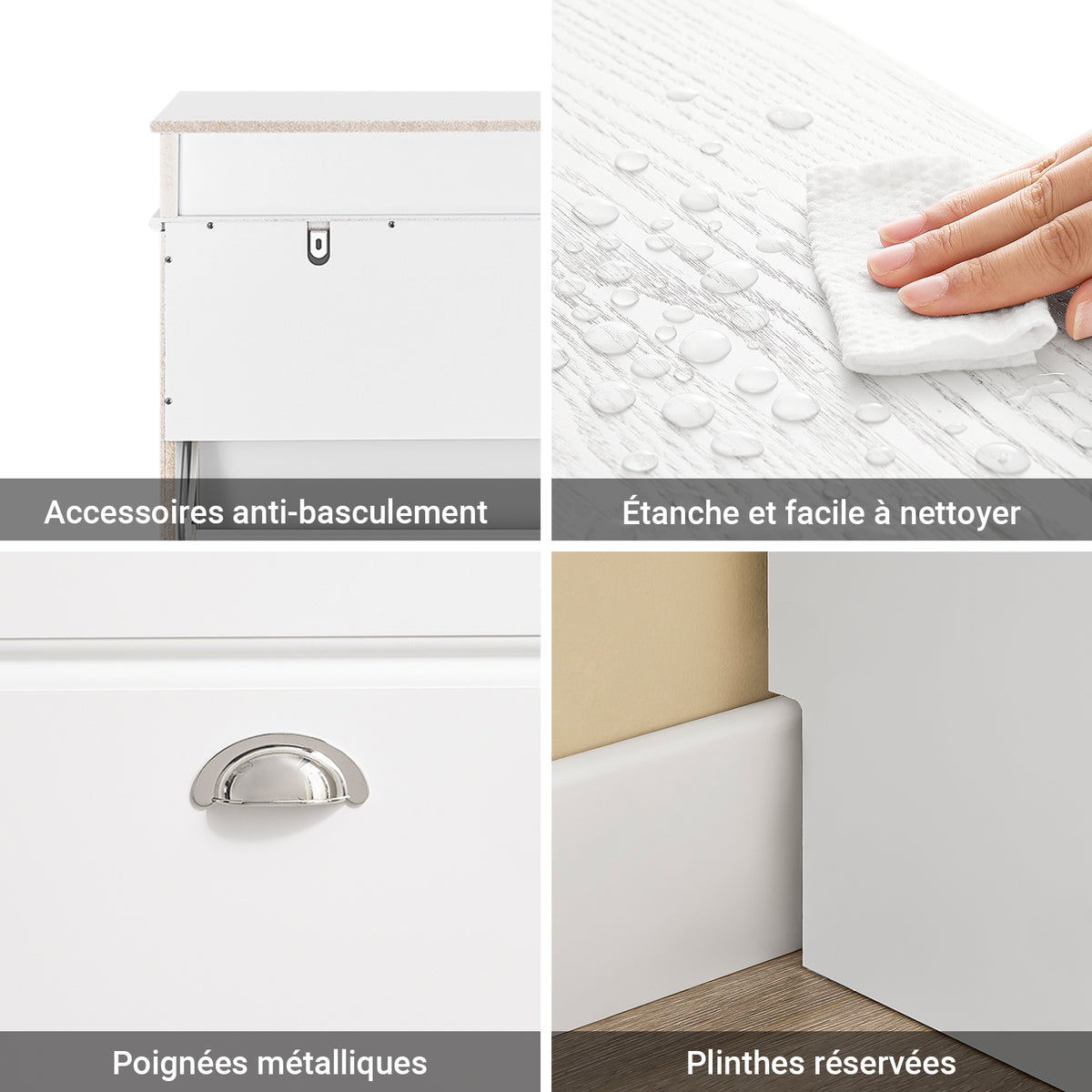 SoBuy FSR78-L-W Dulap de pantofi cu 2 uși rabatabile, depozitare 12 perechi, îngust 24cm pentru hol intrare – 75x24x96 cm, Alb